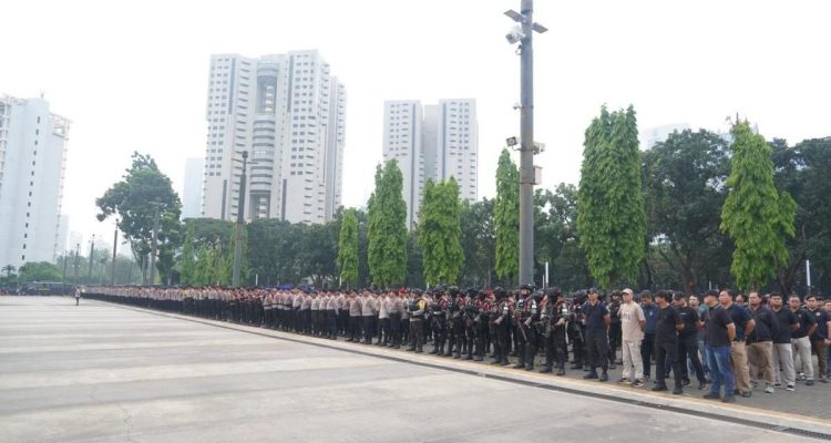 Pengamanan Demo Hari Kebangkitan Nasional di Jakarta oleh 14.237 Personel Polisi