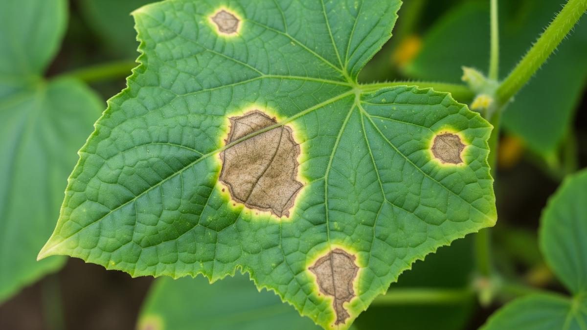 Penyebab Daun Timun Berbintik Cokelat dan Solusinya
