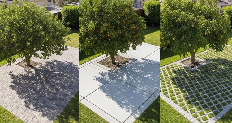 Perkerasan Halaman: Paving Block, Cor Beton, atau Grass Block untuk Area Pohon Buah