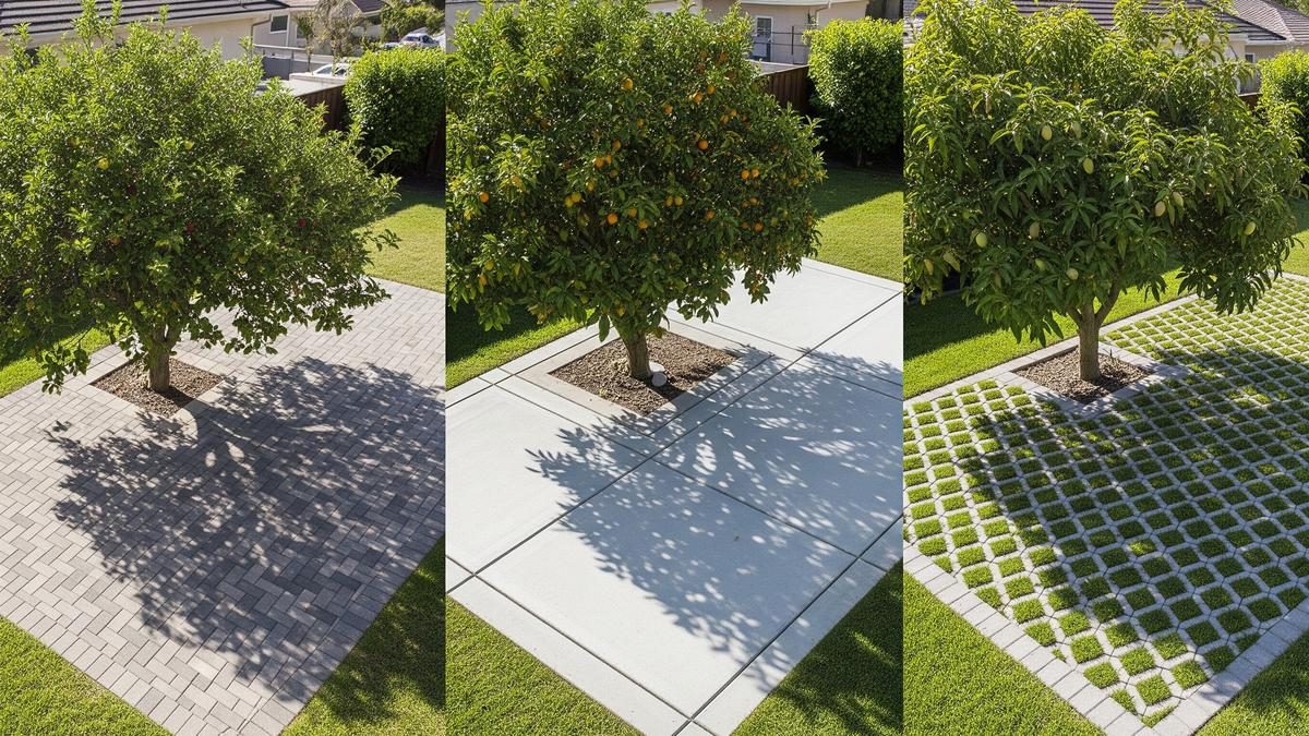 Perkerasan Halaman: Paving Block, Cor Beton, atau Grass Block untuk Area Pohon Buah