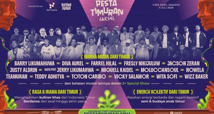 Pesta Timuran Jaksel 2026: Barry Likumahuwa dan Nowela Siap Meriahkan Panggung