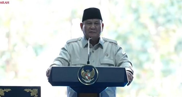 Prabowo: Banyak Menteri Terpaksa Dirawat di RS
