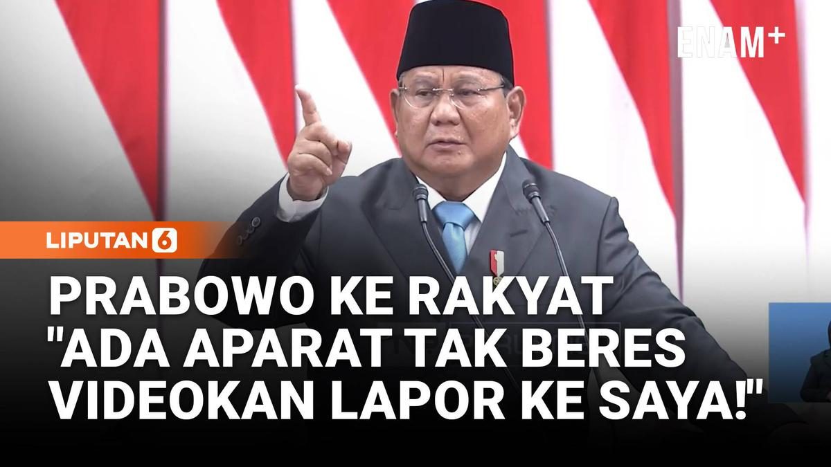 Prabowo Minta Warga Rekam dan Laporkan Oknum Aparat Nakal