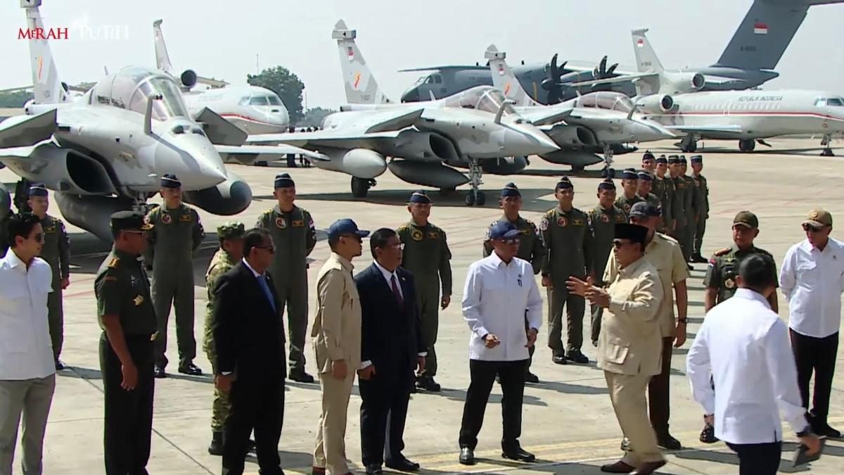 Prabowo Sampaikan Pesan Usai Indonesia Terima Jet Tempur Rafale dan Rudal Canggih