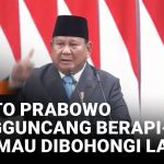 Prabowo Sampaikan Pidato Tegas di DPR: Kita Tak Mau Dibohongi!