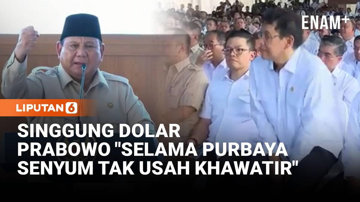 Prabowo: Senyum Purbaya Jadi Indikator Tak Perlu Khawatir Dolar