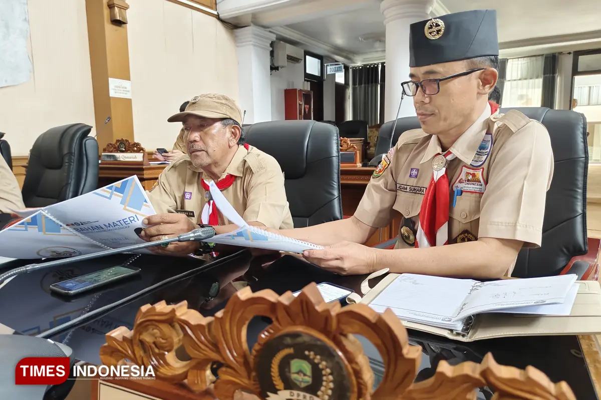 Rapat Kerja Komisi IV DPRD, Pramuka Majalengka Jelaskan Prestasi dan Rencana 2026