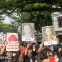 Ratusan Buruh dan Mahasiswa Gelar Aksi di Balai Kota Malang