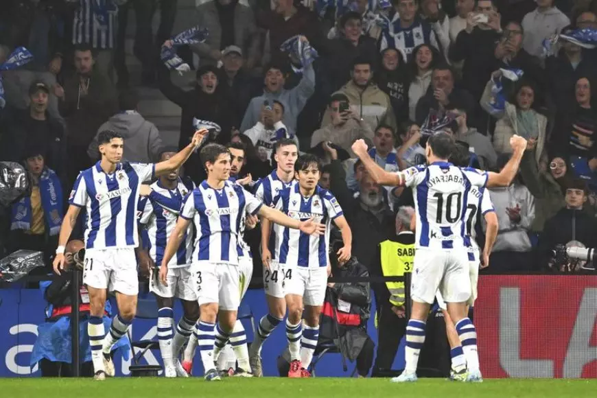 Real Sociedad Taklukkan Barcelona di Reale Arena