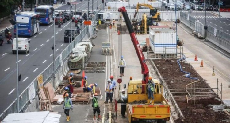 Rekayasa Lalu Lintas Sekitar Harmoni Akibat Proyek MRT
