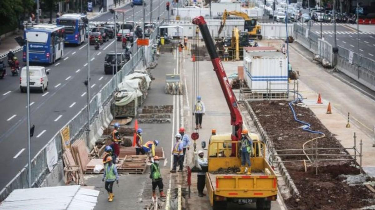 Rekayasa Lalu Lintas Sekitar Harmoni Akibat Proyek MRT