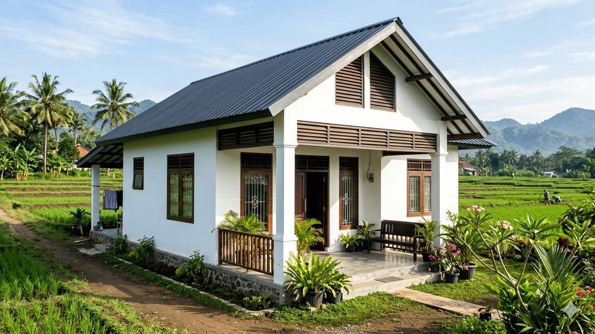 Rumah Desa Atap Tinggi: 7 Desain Sejuk Alami untuk Iklim Tropis