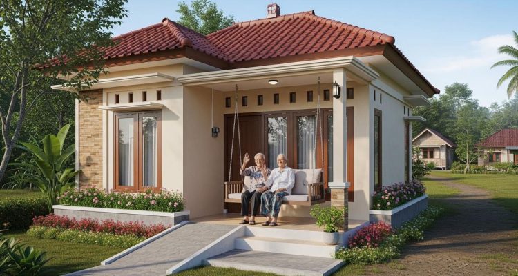 Rumah Kecil Nyaman dan Luas untuk Lansia
