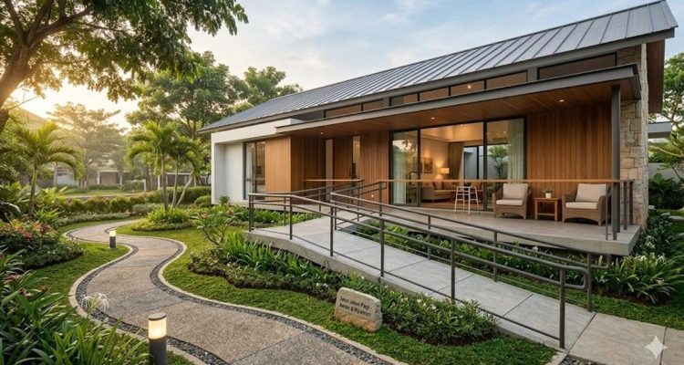 Rumah Lansia dengan Jalur Jalan Pagi di Halaman: Konsep Cerdas untuk Hidup Sehat