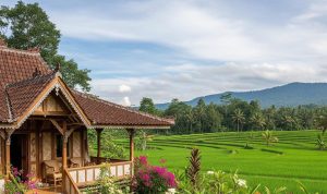 Rumah Pedesaan dengan Jendela Jalusi untuk Sirkulasi Udara Optimal
