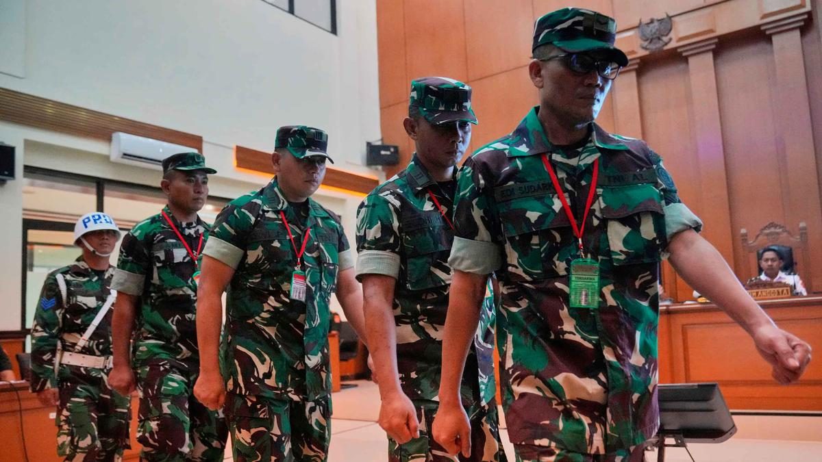 Sidang Tuntutan Prajurit TNI Penyiram Air Keras