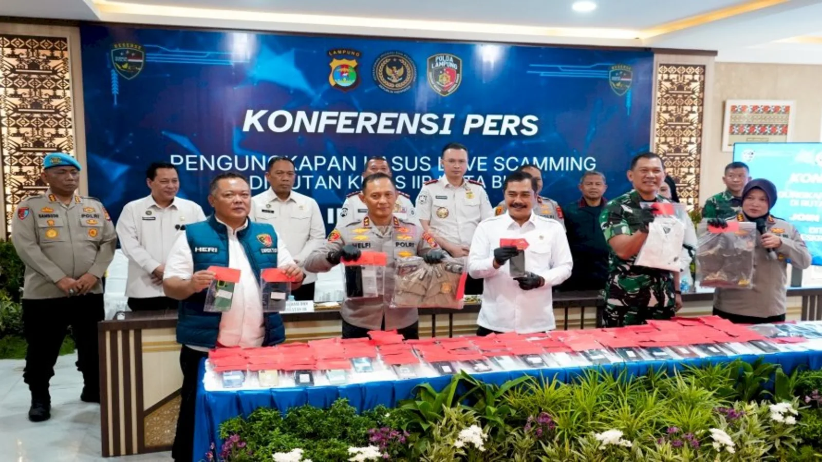 Sindikat Penipuan Cinta dari Rutan Kotabumi Terungkap, Libatkan 137 Tahanan dan 5 Pegawai