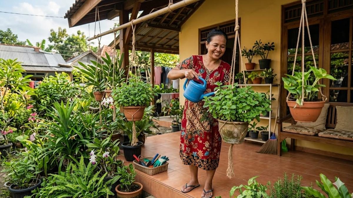 Tanam Mint Gantung Estetik di Rumah: Panduan Mudah