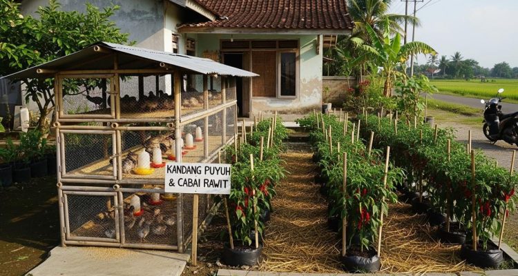 Ternak Puyuh dan Cabai Rawit di Lahan Sempit yang Menguntungkan
