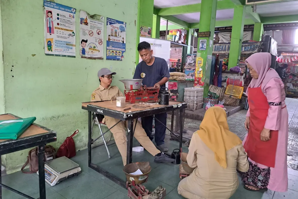 Timbangan Pedagang Pasar Yogyakarta Diperiksa Ulang, Transaksi Lebih Jujur