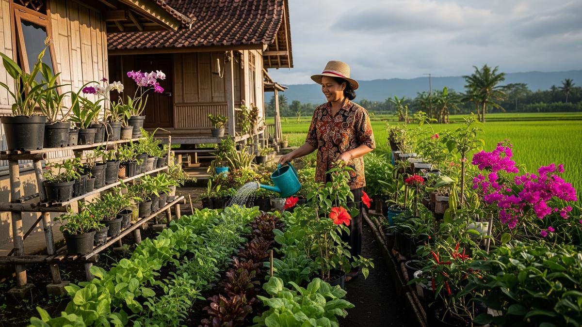 Tips Menanam Sayuran Organik di Rumah Tanpa Pupuk Kimia Ala Pengurus KWT Yogya