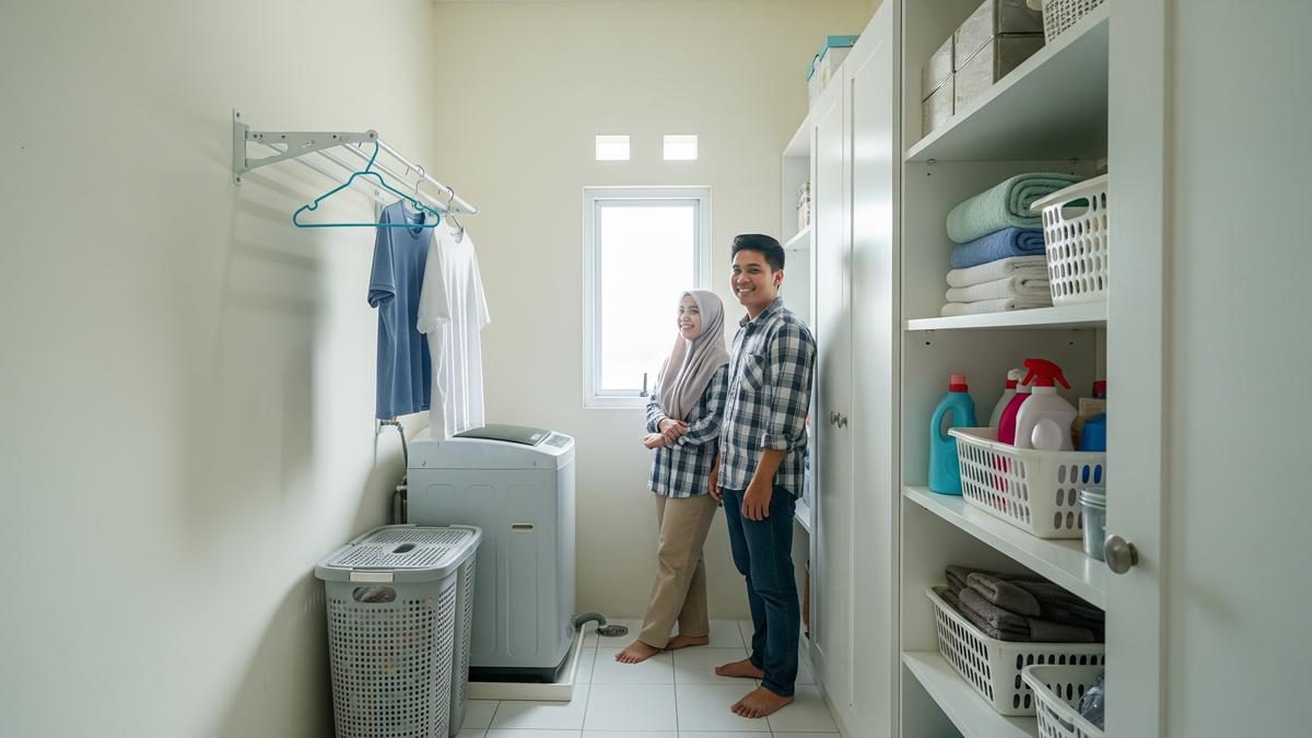 Tips Menata Ruang Cuci dan Jemur di Rumah Sempit Agar Tetap Rapi