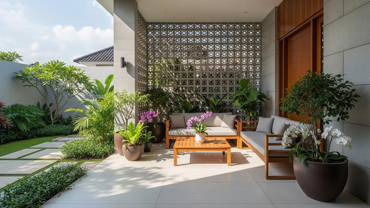 Tips Menyusun Roster Teras untuk Tampilan Rumah Kampung yang Modern dan Estetik