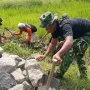 TMMD 128 Perkuat Infrastruktur Pertanian Gresik, Bangun Tanggul JUT Slempit