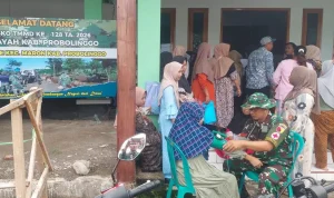 TMMD 128 Probolinggo: Cek Tensi Gratis untuk Deteksi Dini Hipertensi Warga Brabe