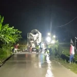 TMMD 128 Selesai Cor Jalan Poros Slempit, Ekonomi Desa Semakin Terbuka