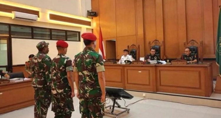 Tuntutan Pidana Tiga Anggota TNI dalam Kasus Tewasnya Pimpinan Cabang Bank