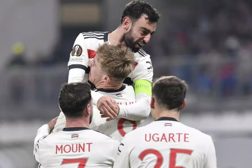 United Bungkam Viktoria Plzen 2-1, Højlund Jadi Penentu Kemenangan