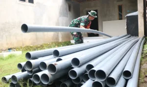 Wujudkan Akses Air Bersih, Satgas TMMD Kodim 0820 Probolinggo Kerja Bertahap di Jalur Tiris