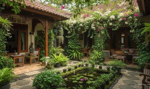 10 Desain Rumah Sederhana dengan Taman Dalam untuk Sirkulasi Udara Optimal