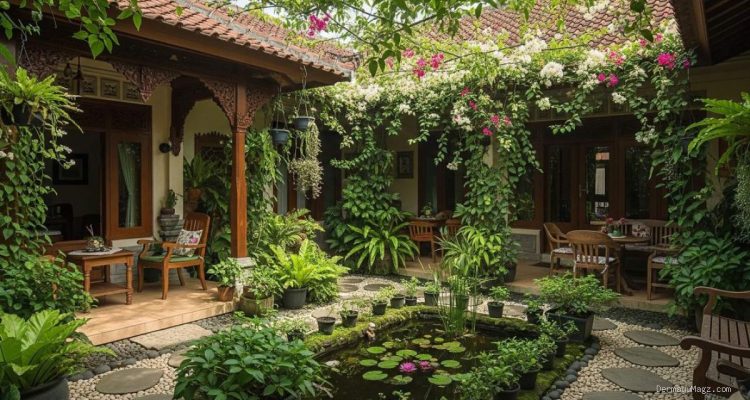 10 Desain Rumah Sederhana dengan Taman Dalam untuk Sirkulasi Udara Optimal