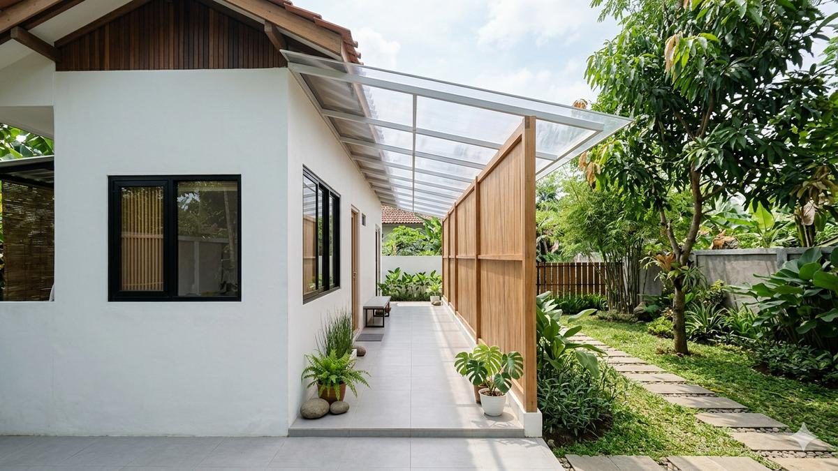 10 Ide Rumah Kecil Berlorong Angin untuk Hunian Sejuk di Iklim Tropis