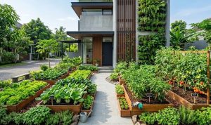 13 Ide Kebun Sayur untuk Rumah Tanpa Pagar, Tetap Rapi dan Produktif