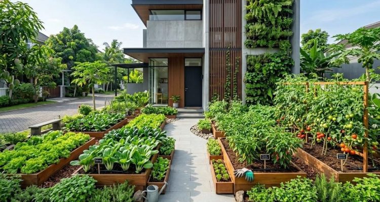 13 Ide Kebun Sayur untuk Rumah Tanpa Pagar, Tetap Rapi dan Produktif