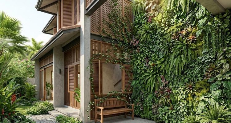 6 Inspirasi Rumah dengan Lorong Hijau di Sisi Bangunan yang Sejuk dan Bikin Hunian Lebih N...