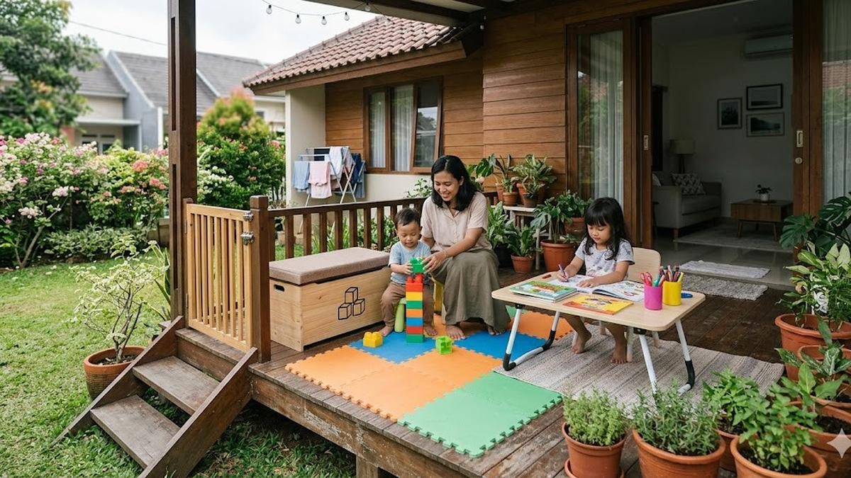 7 Desain Rumah Minimalis dengan Teras Serbaguna untuk Ibu Rumah Tangga
