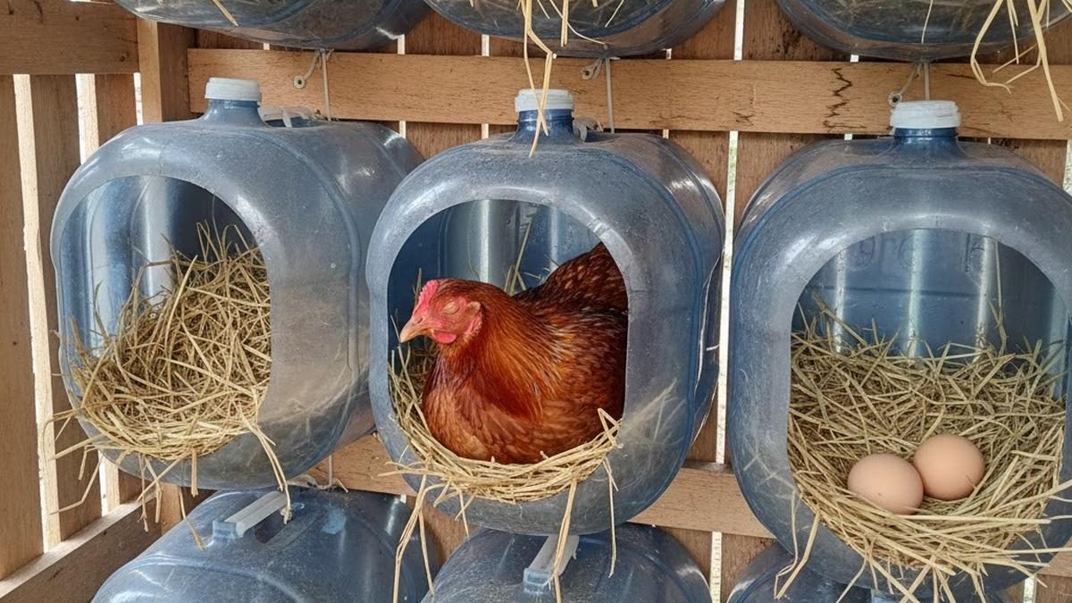 7 Ide Kreatif Membuat Sarang Ayam dari Galon Bekas di Rumah