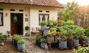 7 Inspirasi Kebun Mini dari Karung di Halaman Rumah, Ide Cerdas Berkebun di Lahan Sempit