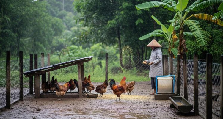 8 Cara Cepat Membuat Ayam Kampung Gemuk di Musim Hujan
