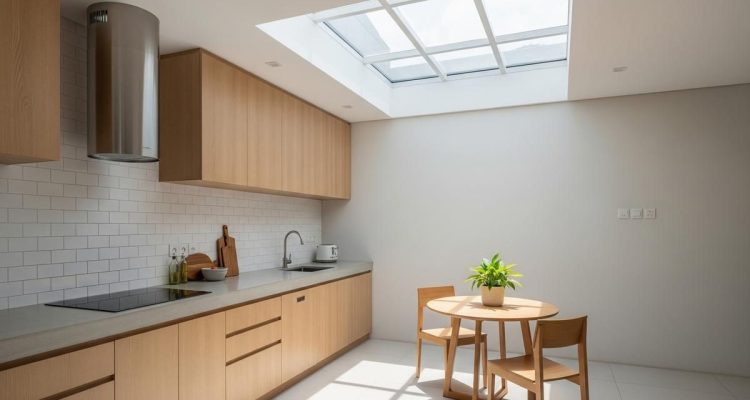 8 Inspirasi Dapur Belakang yang Tetap Terang Tanpa Banyak Lampu, Solusi Hemat Listrik