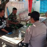 Babinsa Cikedunglor Serma Solihin Perkuat Sinergi TNI-Polri Lewat Komsos