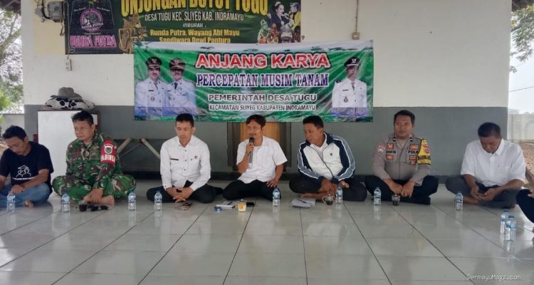 Babinsa Sliyeg & Petani Tugu: Anjang Karya Percepat Tanam II 2026