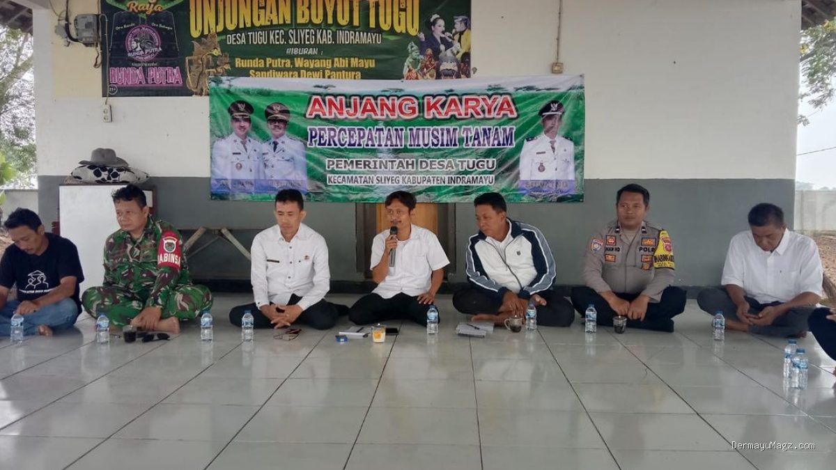 Babinsa Sliyeg & Petani Tugu: Anjang Karya Percepat Tanam II 2026