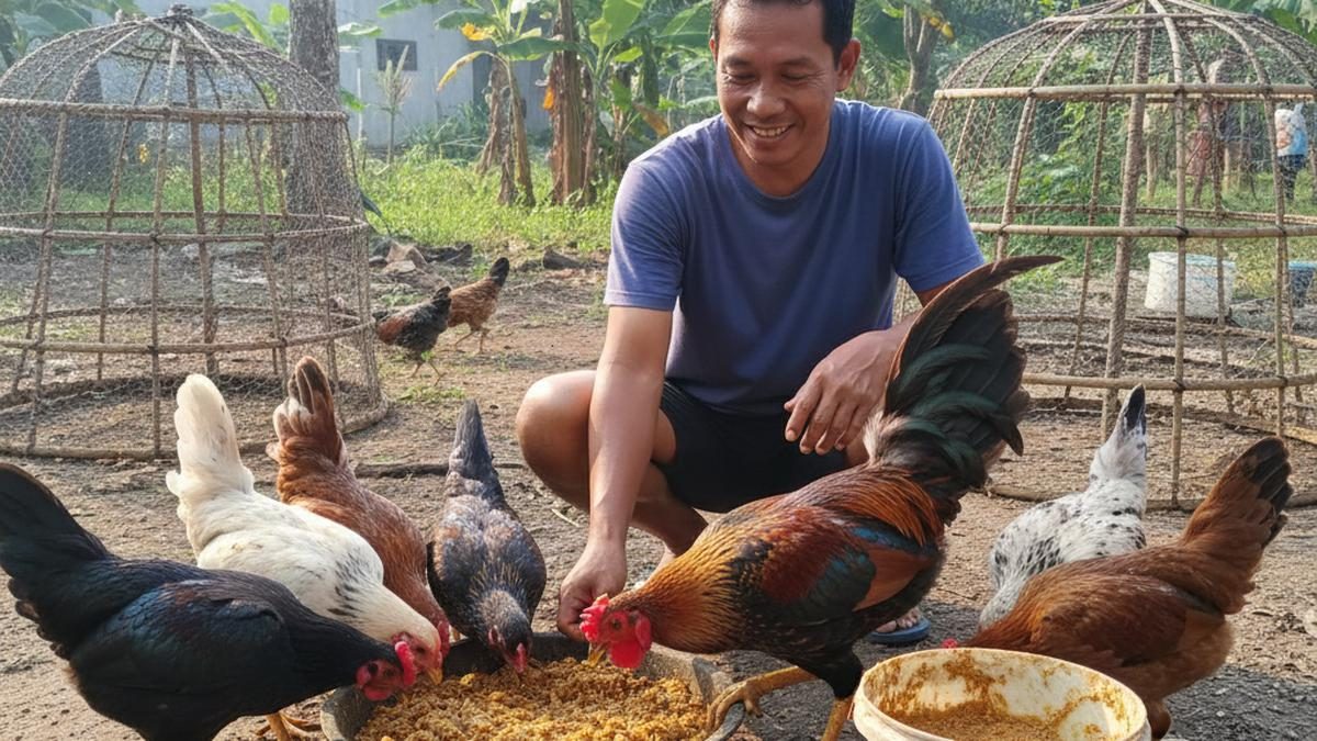 Budidaya Ayam Kampung: Pakan Racikan Rumahan untuk Efisiensi Maksimal
