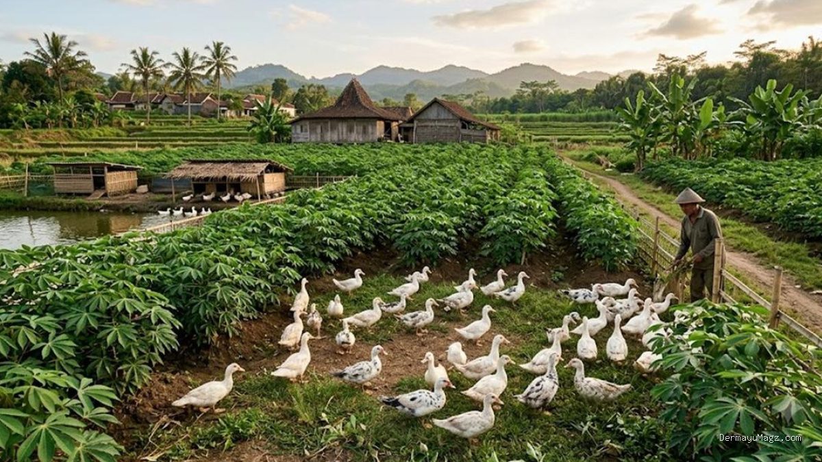 Budidaya Entok dan Singkong: Hemat Pakan Berkat Kombinasi