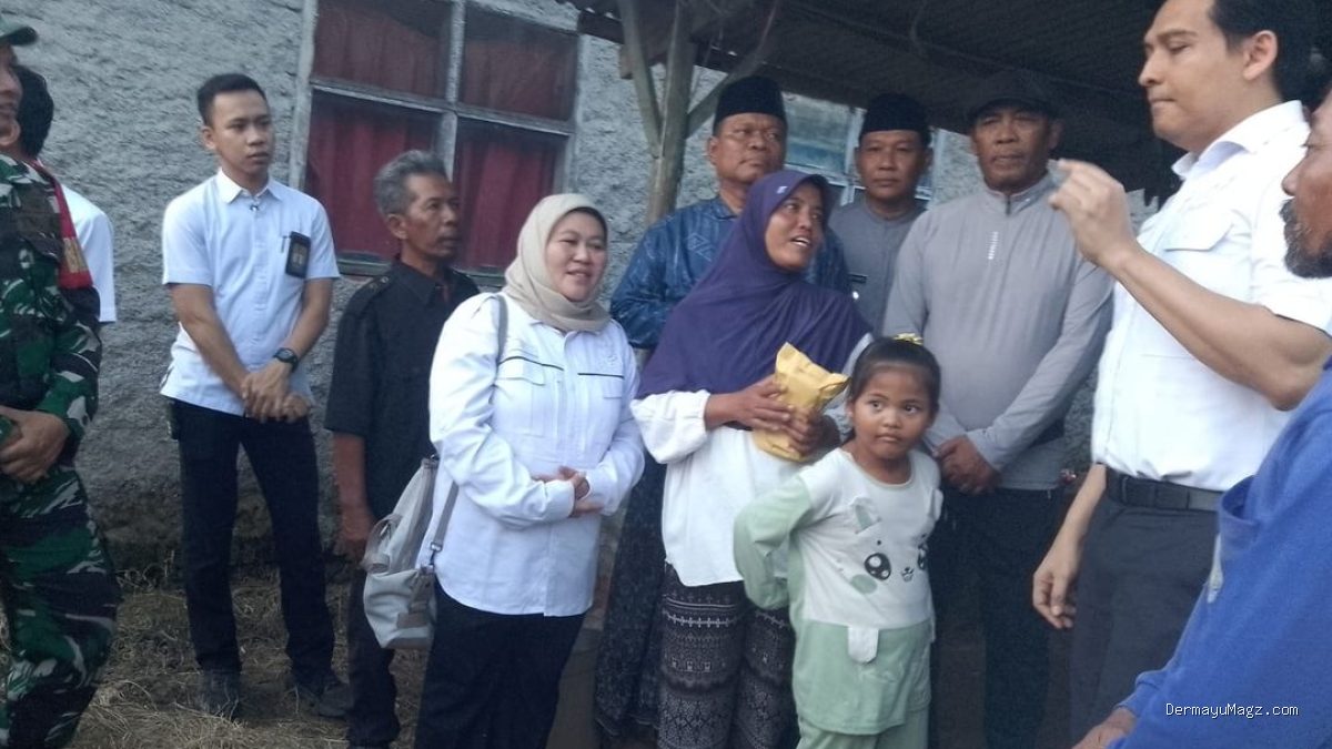 Bupati Indramayu Salurkan Bantuan Baznas Rp20 Juta, Babinsa Kawal Warga